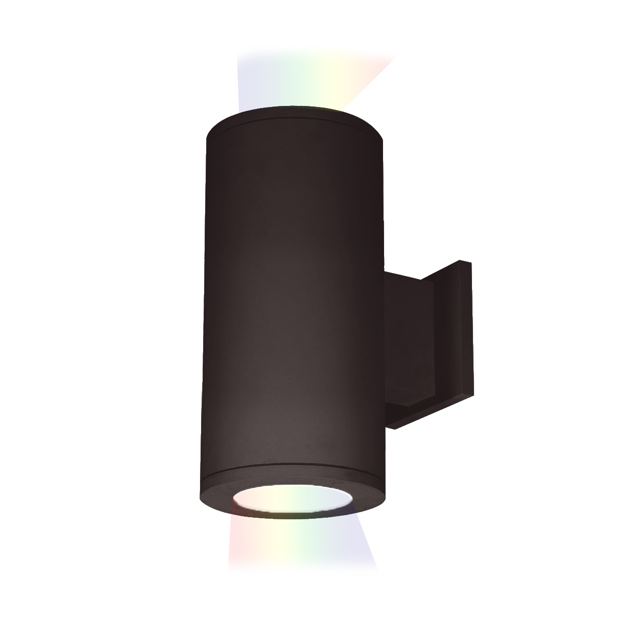 Tube Architectural 5" Color Changing Double Wall Mount