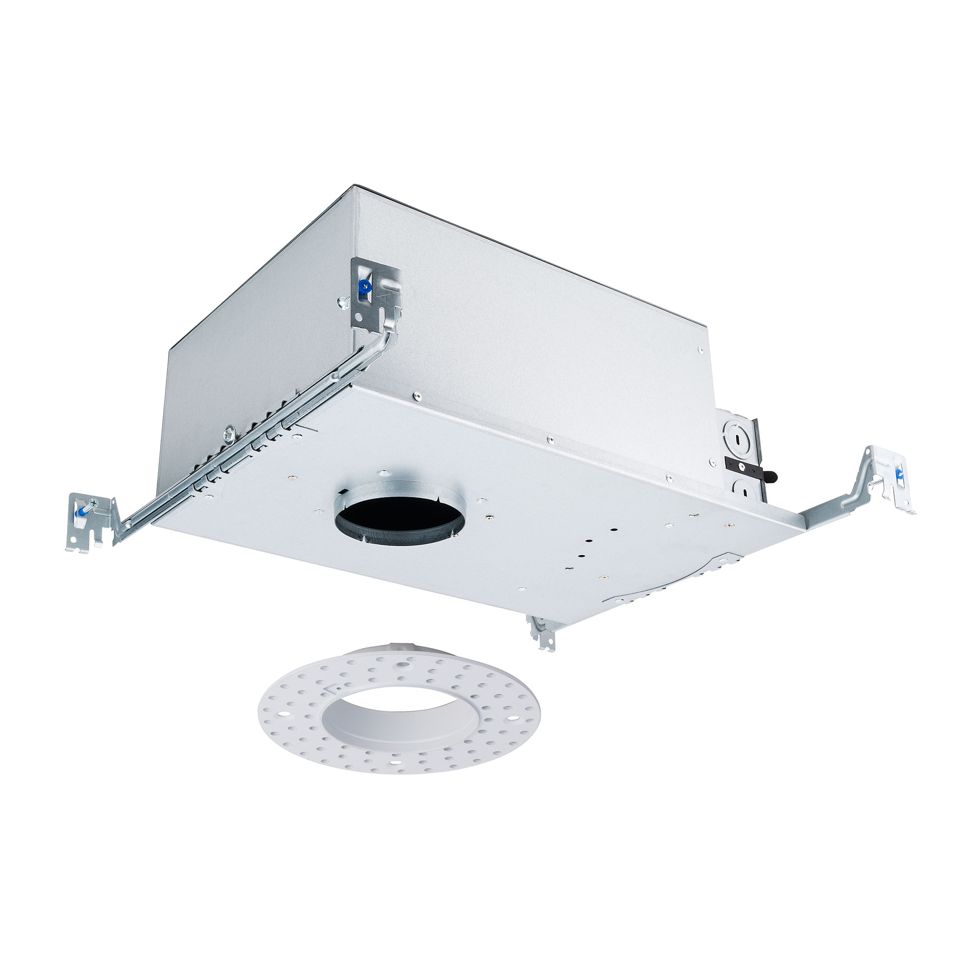 FQ 2″ New Const Housing Trimmed / Trimless, Round / Square