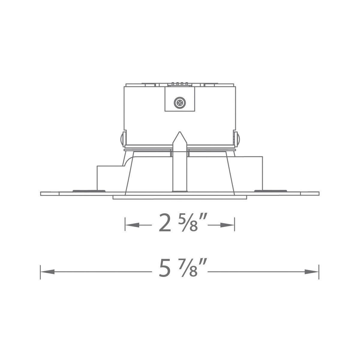 Aether 2″ Square Downlight Trimless