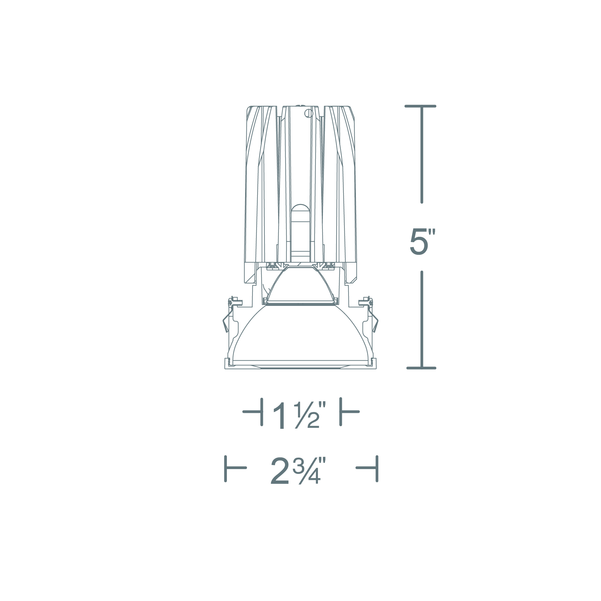 FQ 2″ Tunable White Pinhole Trimless Round