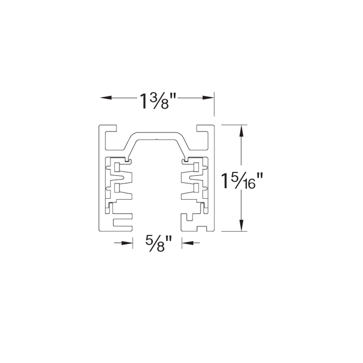 W TRACK Surface Mounted