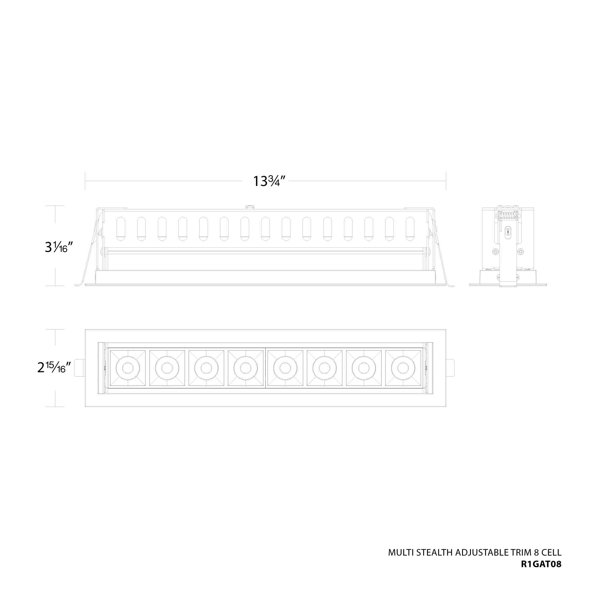 Multi Stealth Adjustable Trim