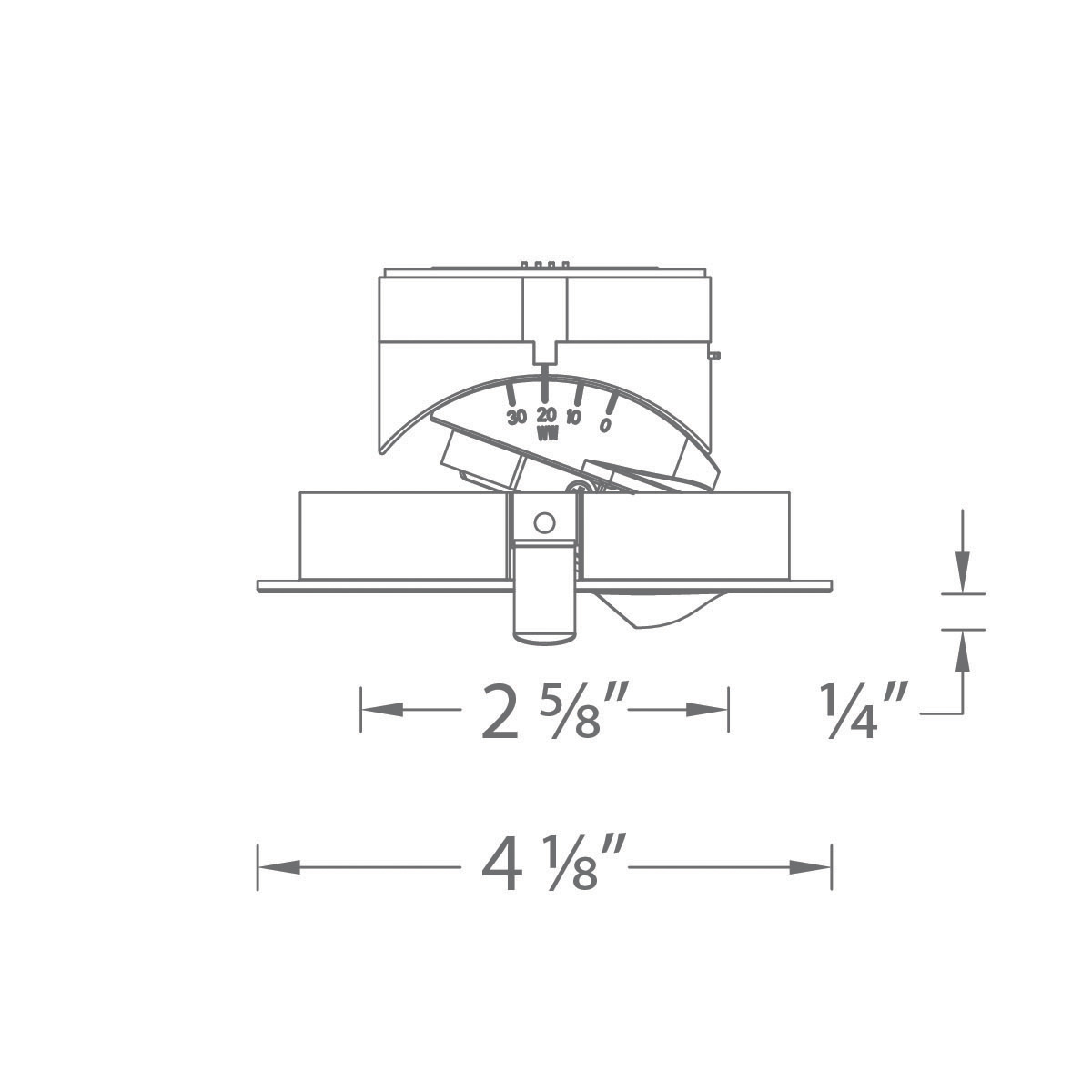 Aether 2″ Round Wall-Wash Trim