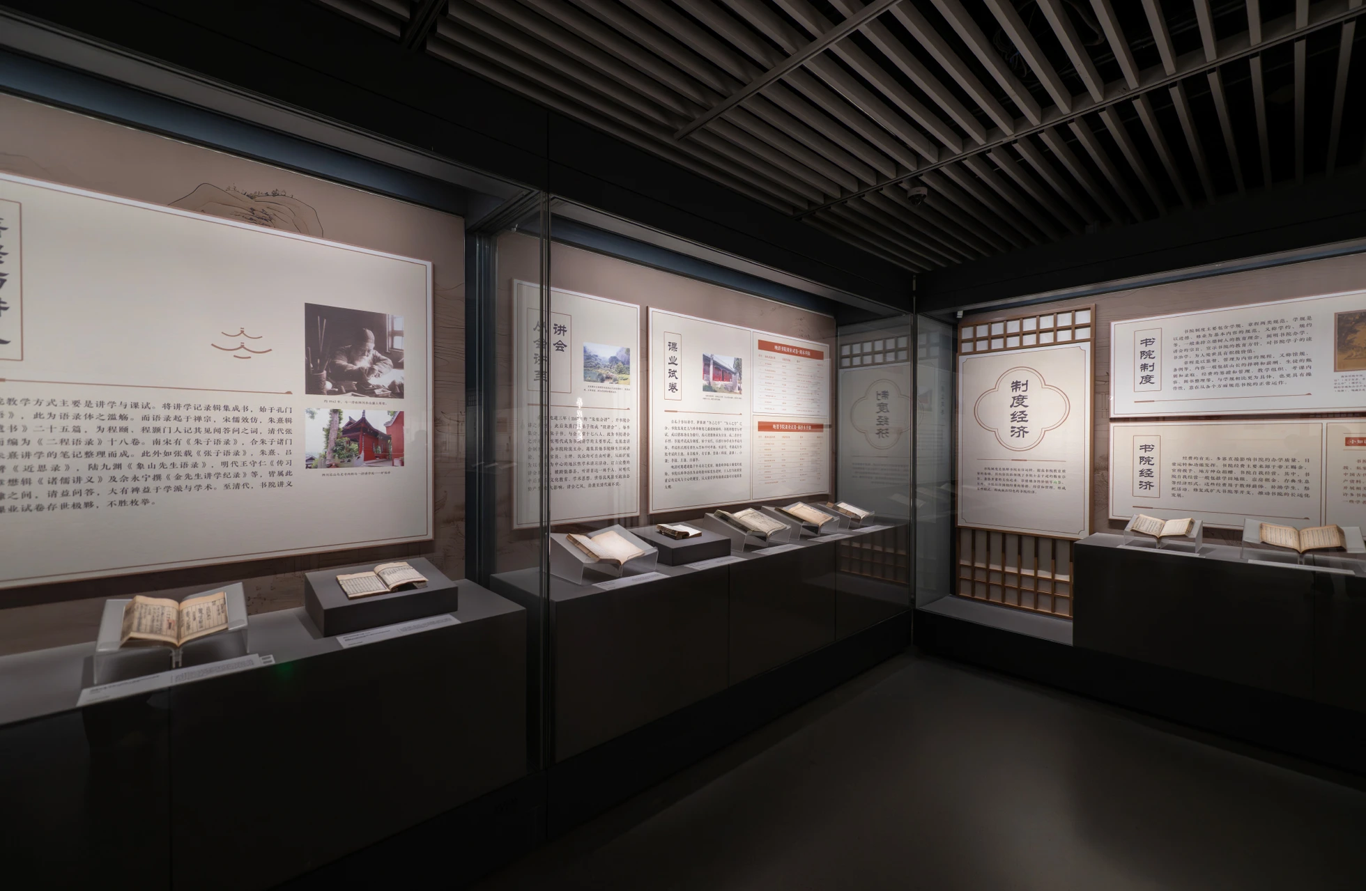 For showcase wall-washing applications, WAC selected its professional LEDme WALL WASHER showcase lighting system, providing clean, soft, and uniform illumination for the display environment. National Museum of Classic Books